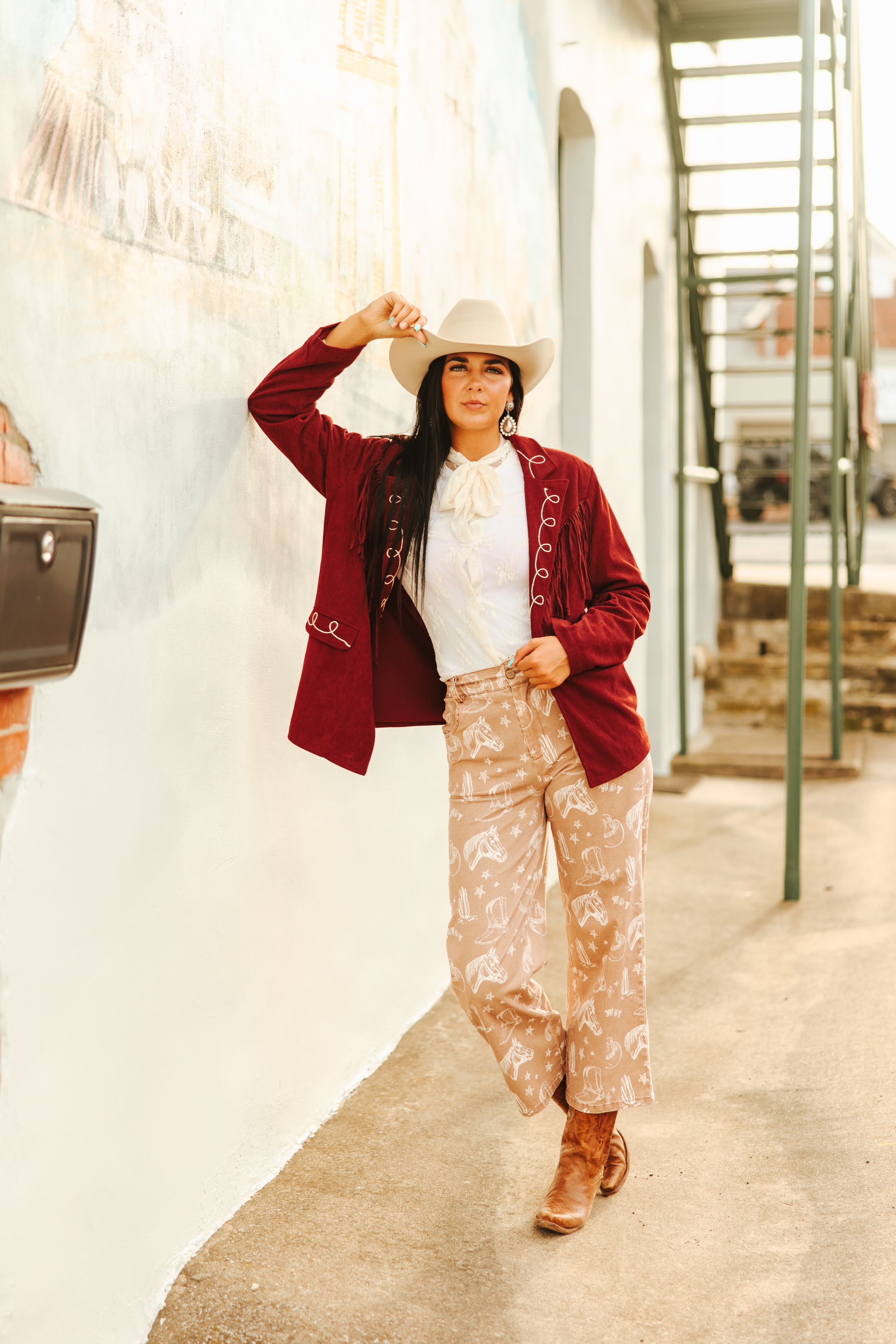 Western elegance meets everyday confidence—where fringe, flair, and fearless style ride together.
