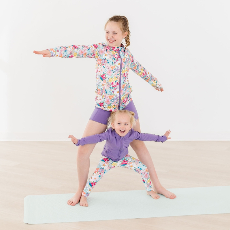 Check out our brand new athletic line! Shorty shorts, leggings & a ruffle active jacket.