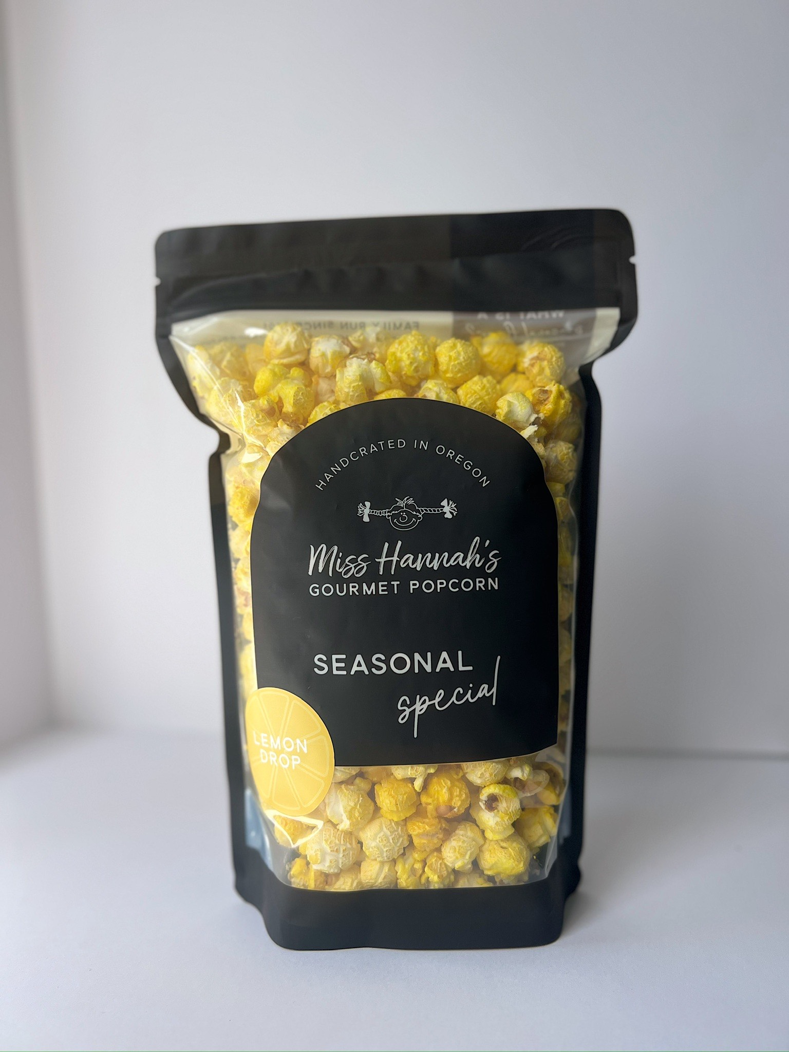Front profile of Lemon Drop Clear Bag packaging