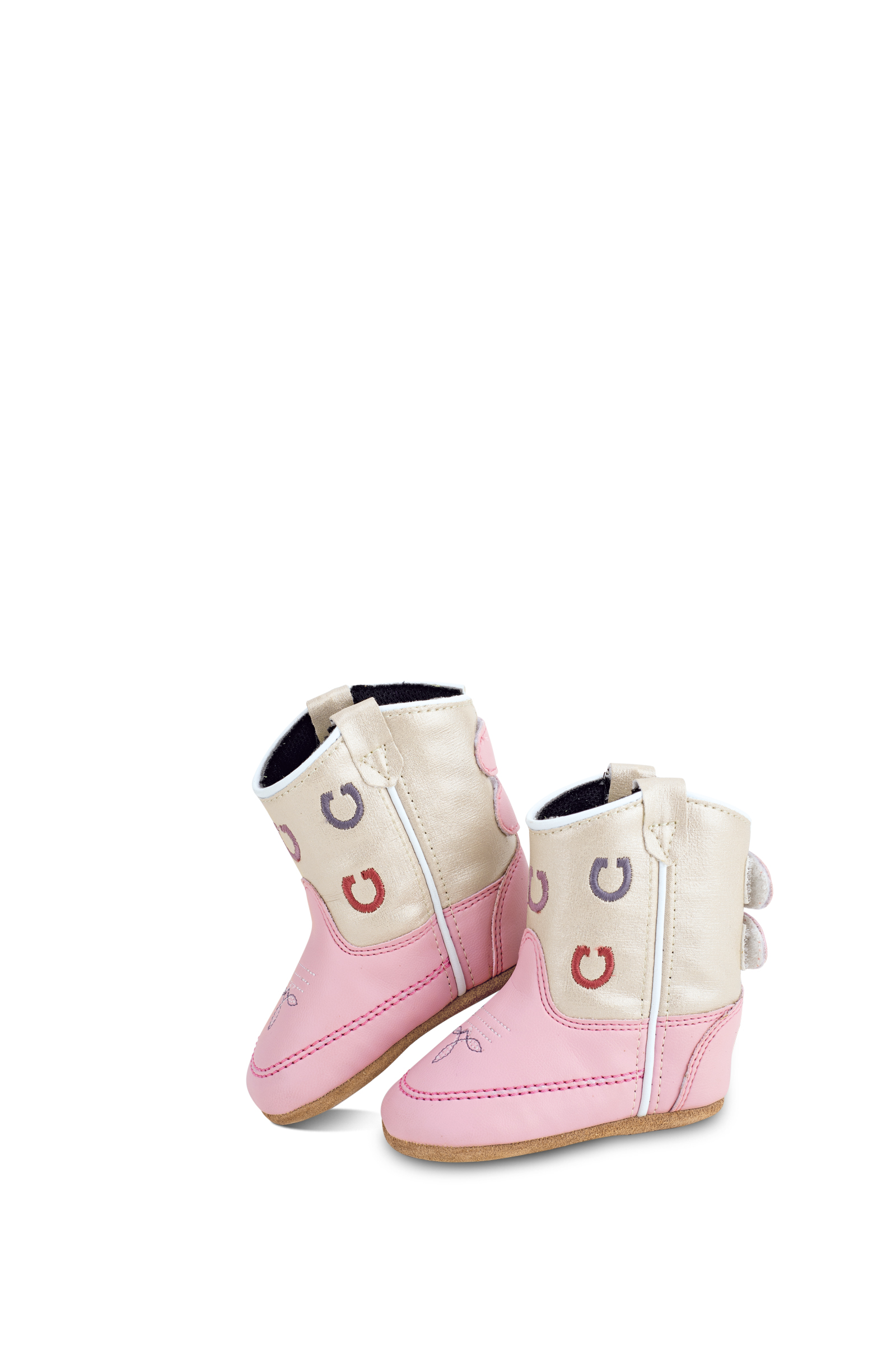 All over manmade material, Natural rubber sole for grip walk, Soft comfort lining, Velcro closure. (Poppets)