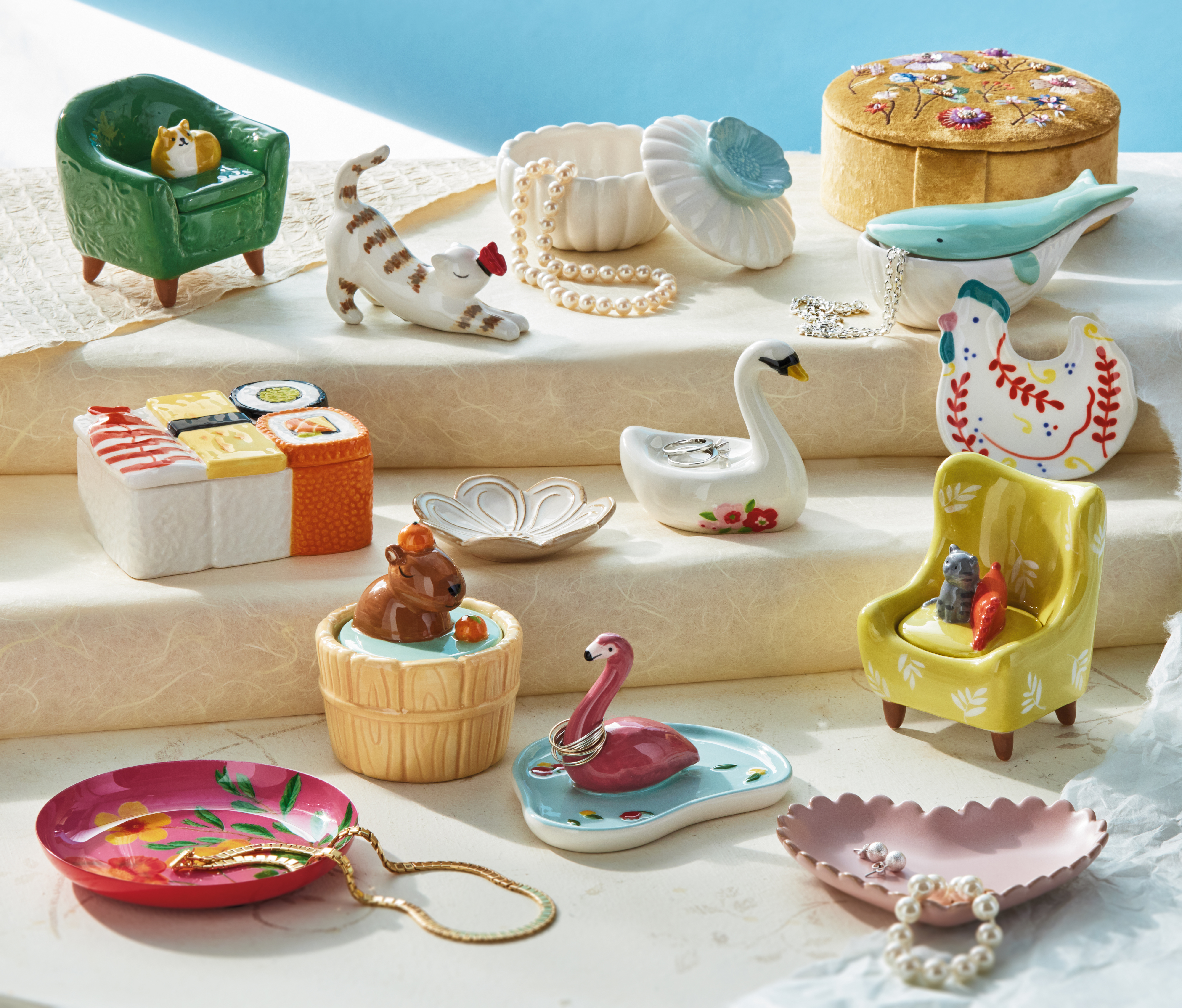 A world of tiny treasures with big personality. From charming trinkets to little keepsakes, these pieces add a spark of joy to every moment and make gifting beautifully simple.