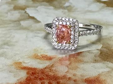 Padparascha Sapphire Ring
