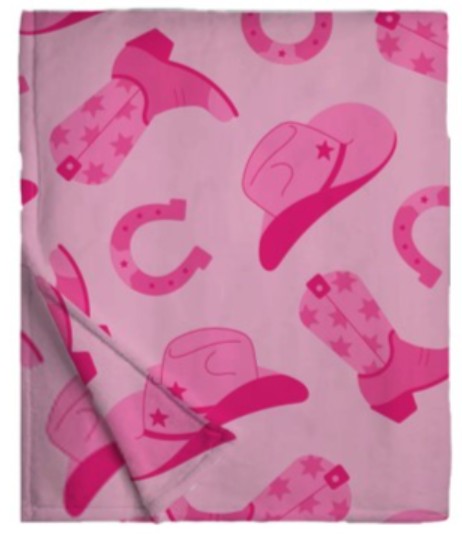 50x80 Super Soft Blanket Cool Cowgirl