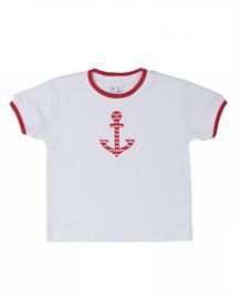T-shirt w/ Anchor Applique