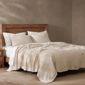 Wrap yourself in the understated luxury of our Cotton Voile Blanket Set. 
