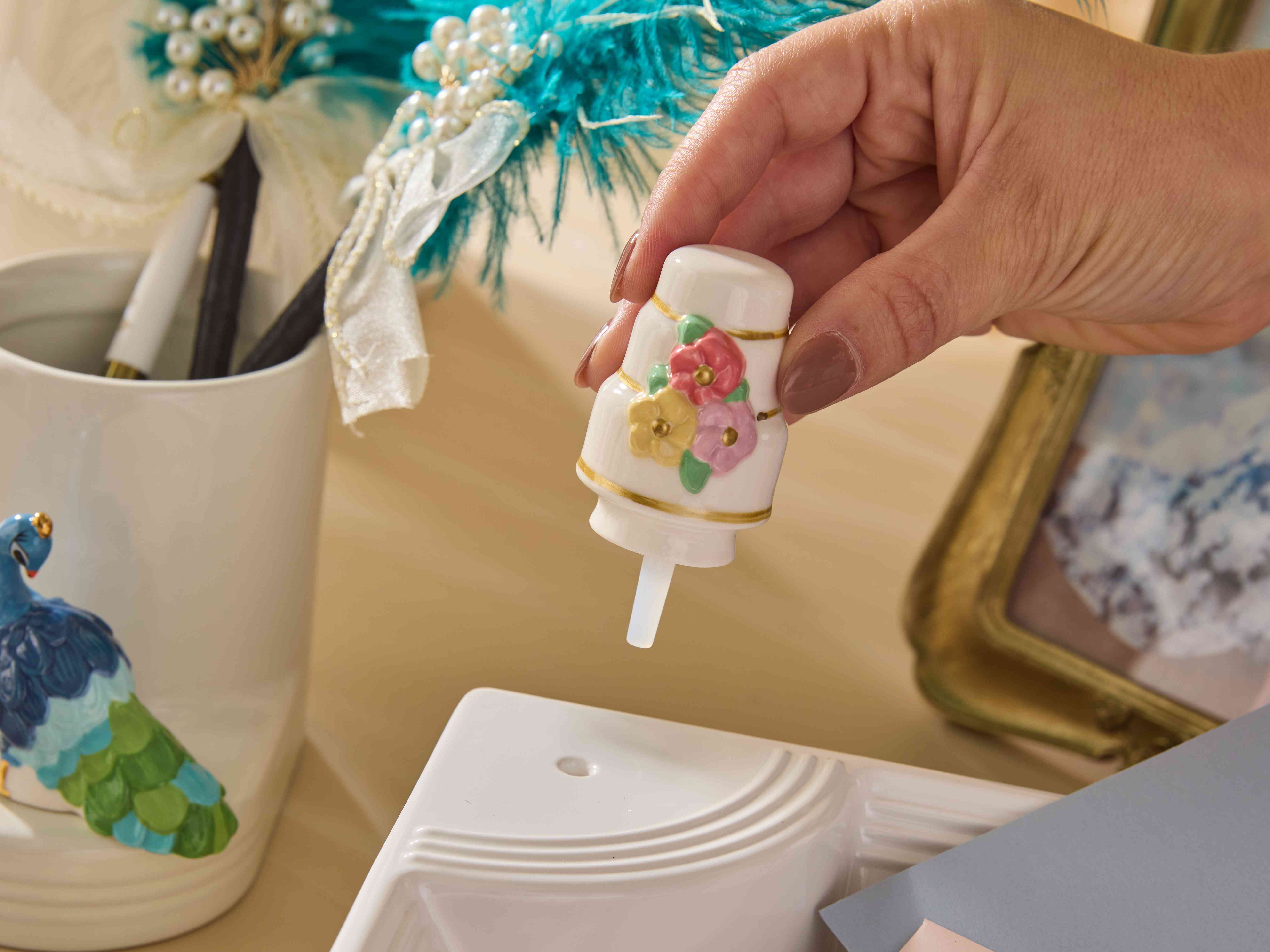 slice of forever celebrates love, commitment, and life’s sweetest moments. this hand-painted wedding cake mini is a timeless reminder that every love story is worth celebrating.