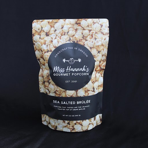 Front profile of Sea Salted Brûlée packaging