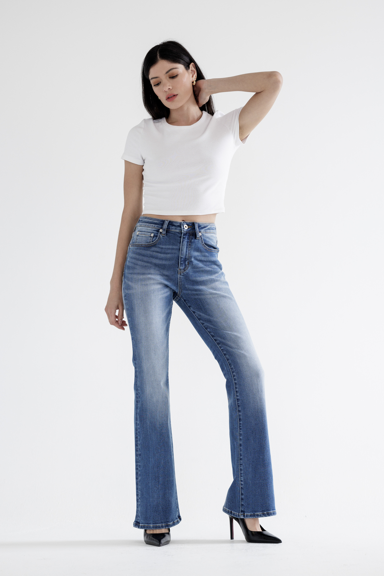 HIGH RISE RELAXED FLARE