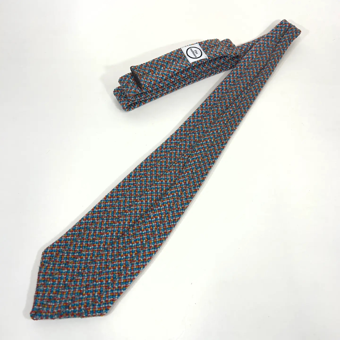Necktie made from retired climbing rope