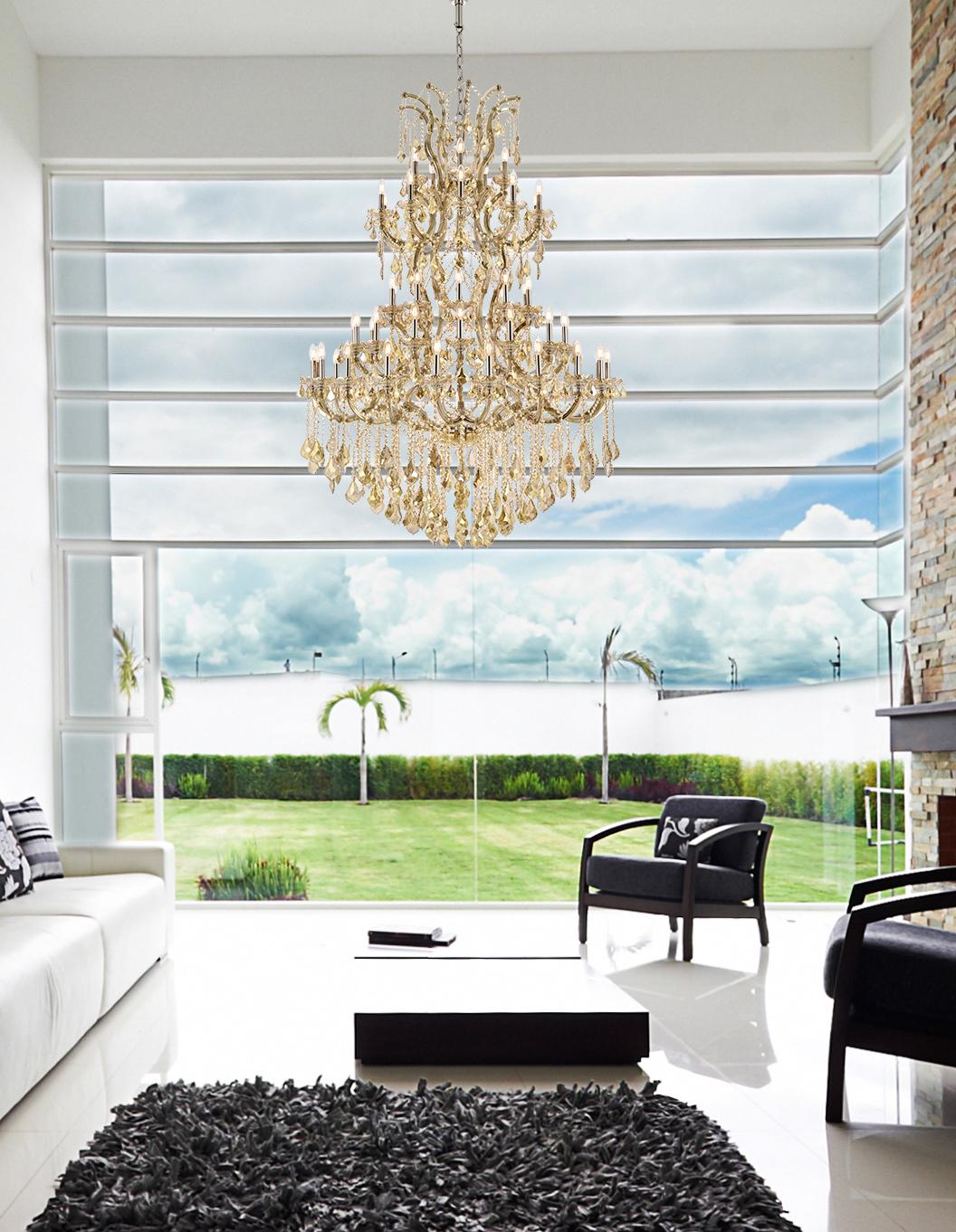 Decorative crystal chandelier