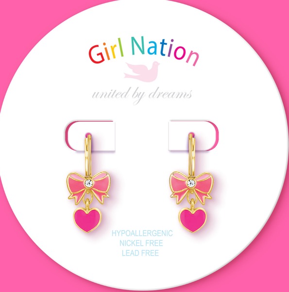 Huggie Hoop Dangle Earrings