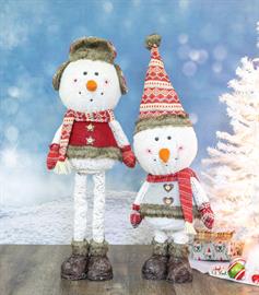 Snow Day Snowman Stretch Leg
