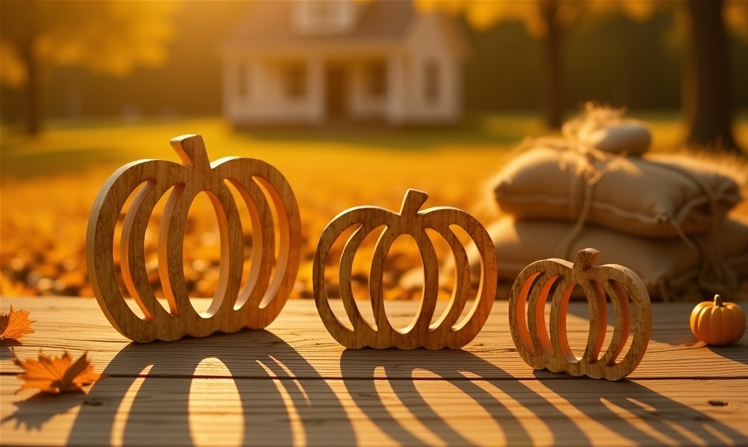 Pumpkin Cut-Out (Set of 3)