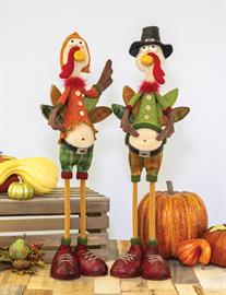 Feathered Turkey Stander 2 Asst.