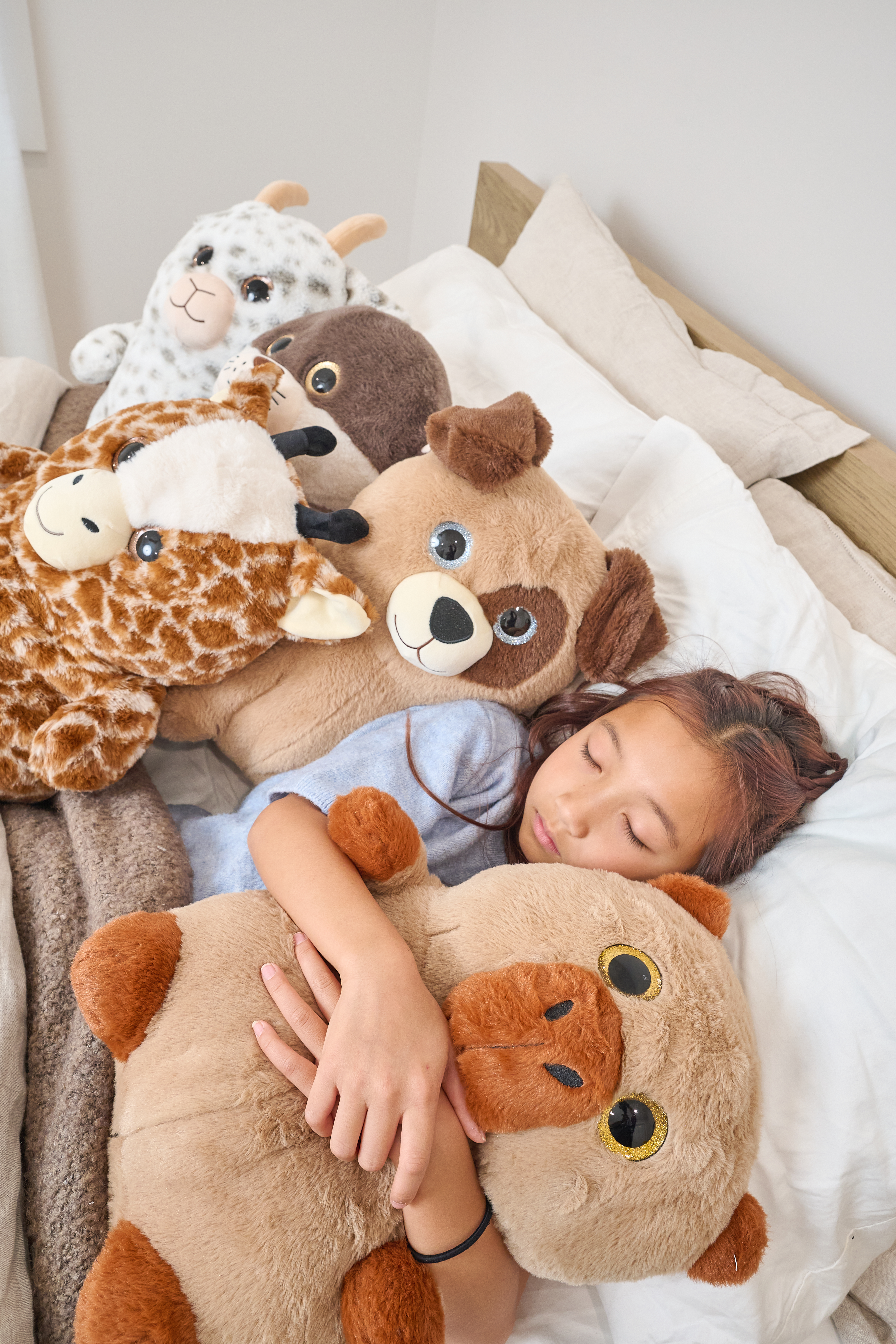 Puffy soft oversized plush