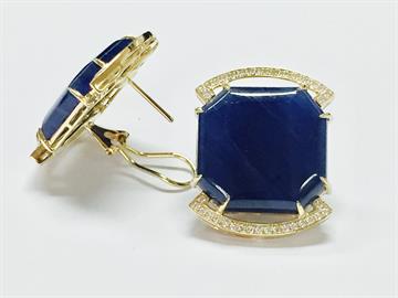 Natural Sapphire Earrings