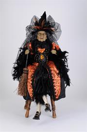 Amber Sitting Witch