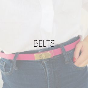 Shop our various belt styles!