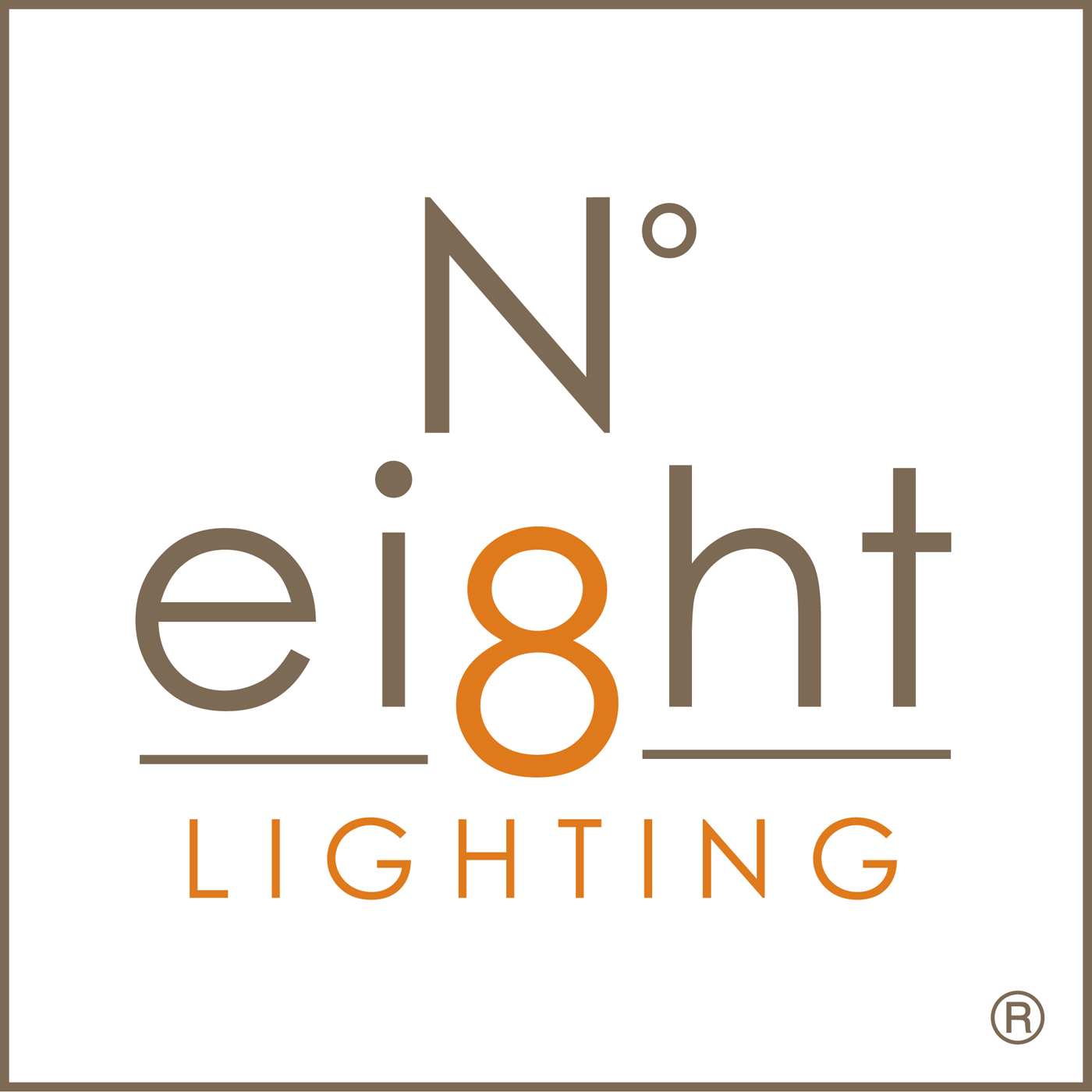 No. 8 Lighting logo