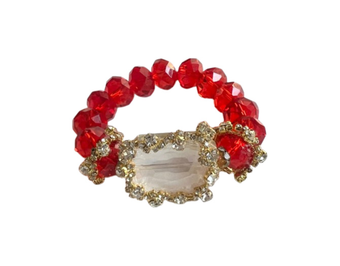 A bold statement wrapped in timeless elegance. The Gilded on Red pairs radiant gold accents with the deep allure of crimson, creating a piece that commands attention without saying a word.