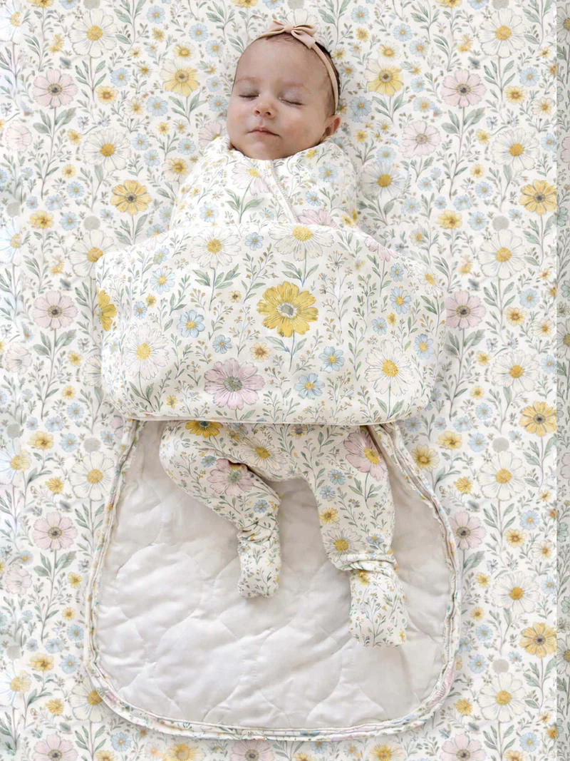 Premium, mom-founded brand specializing in safe, ultra-soft bamboo baby sleepwear and wearable blankets designed for better sleep