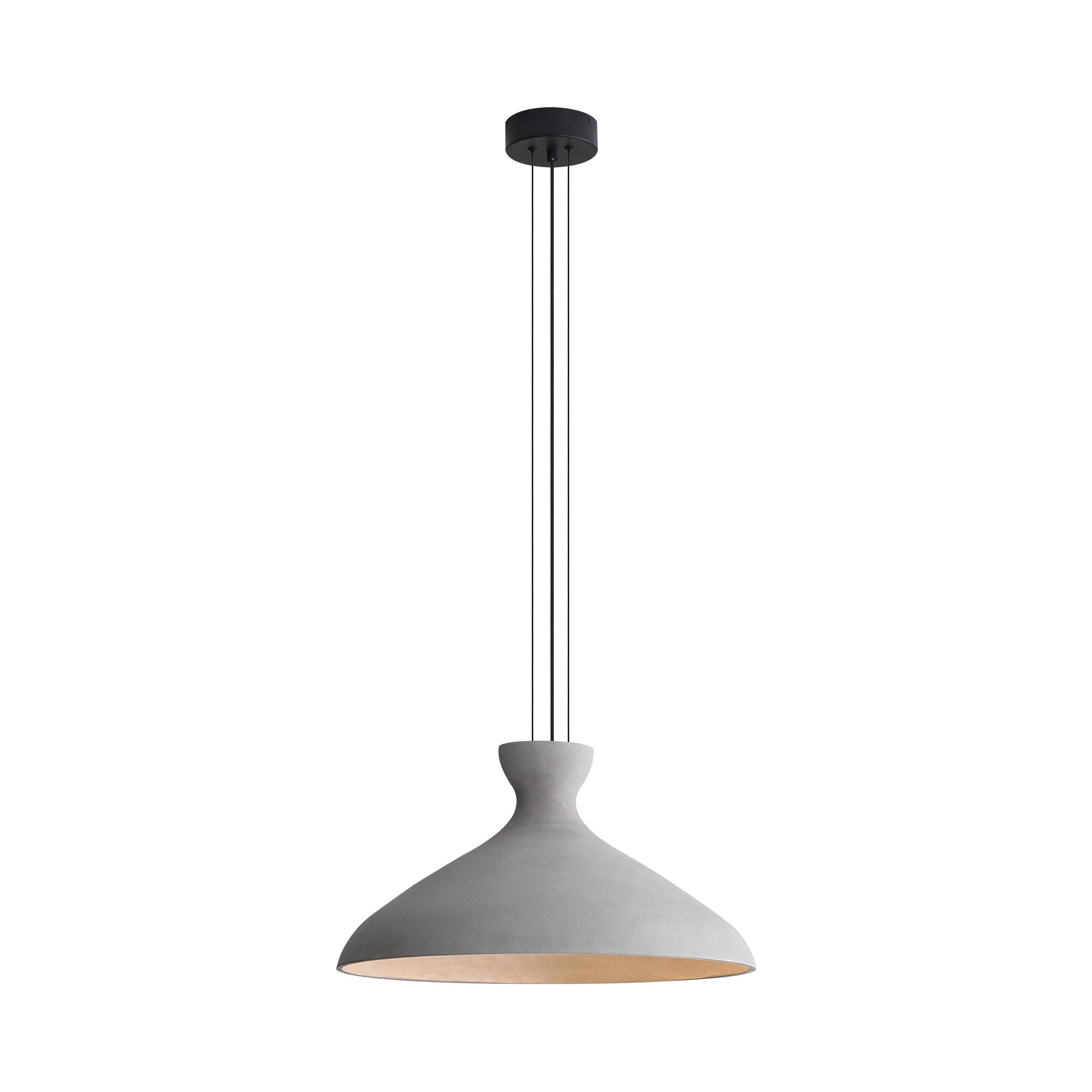Aethera 22" Pendant - Grey Cement