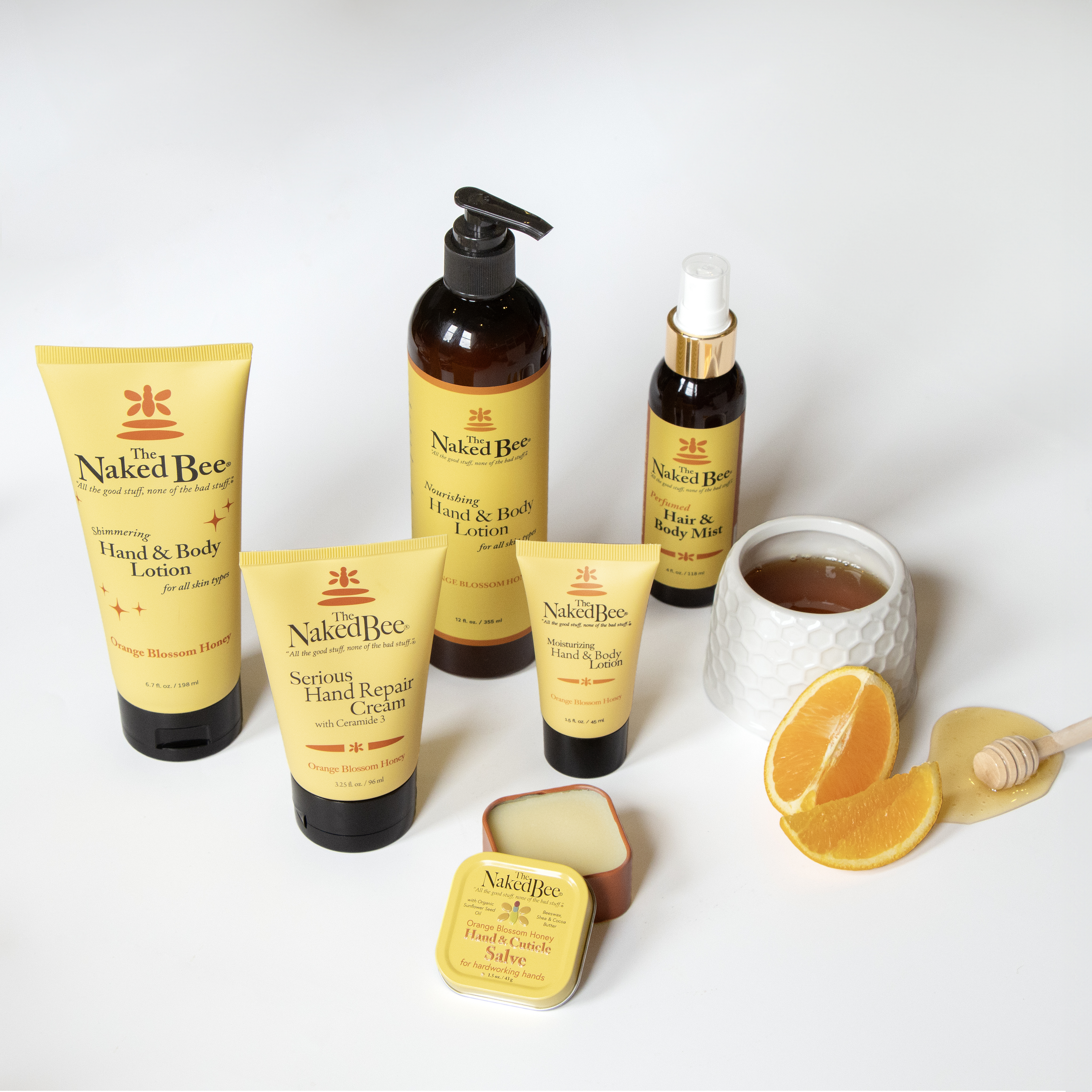  Enjoy the tangy scent of orange mixed with subtly sweet honey--our signature blend. 