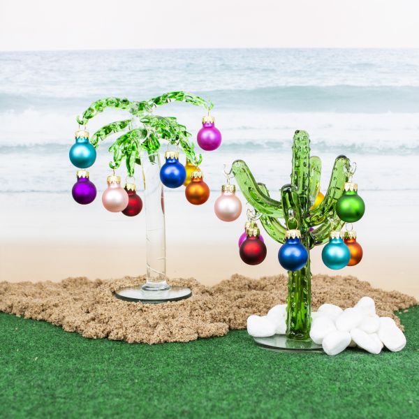 Glass Christmas Trees