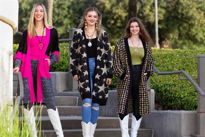 Fuzzy Cardigans 