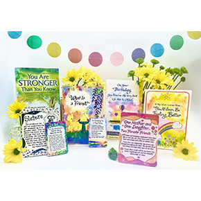 Little gifts with big consumer appeal! Magnets with Easel Back (Retail: $8.99 ea.), Little Keepsake Books (Retail: $8.95 ea.), Wallet Cards (Retail: $2.99 ea.)
