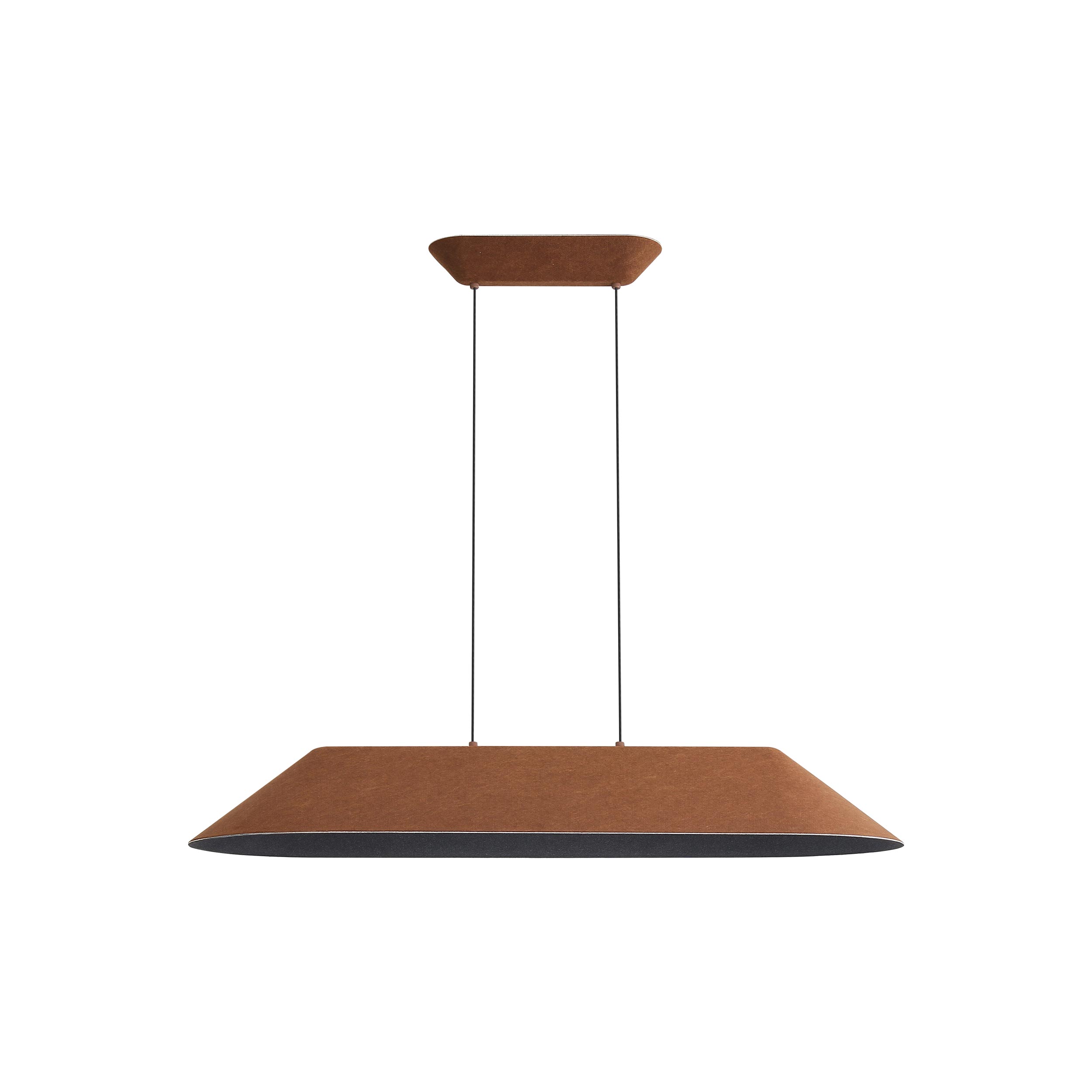 Faroe 43" Linear Pendant - Coffee and Black