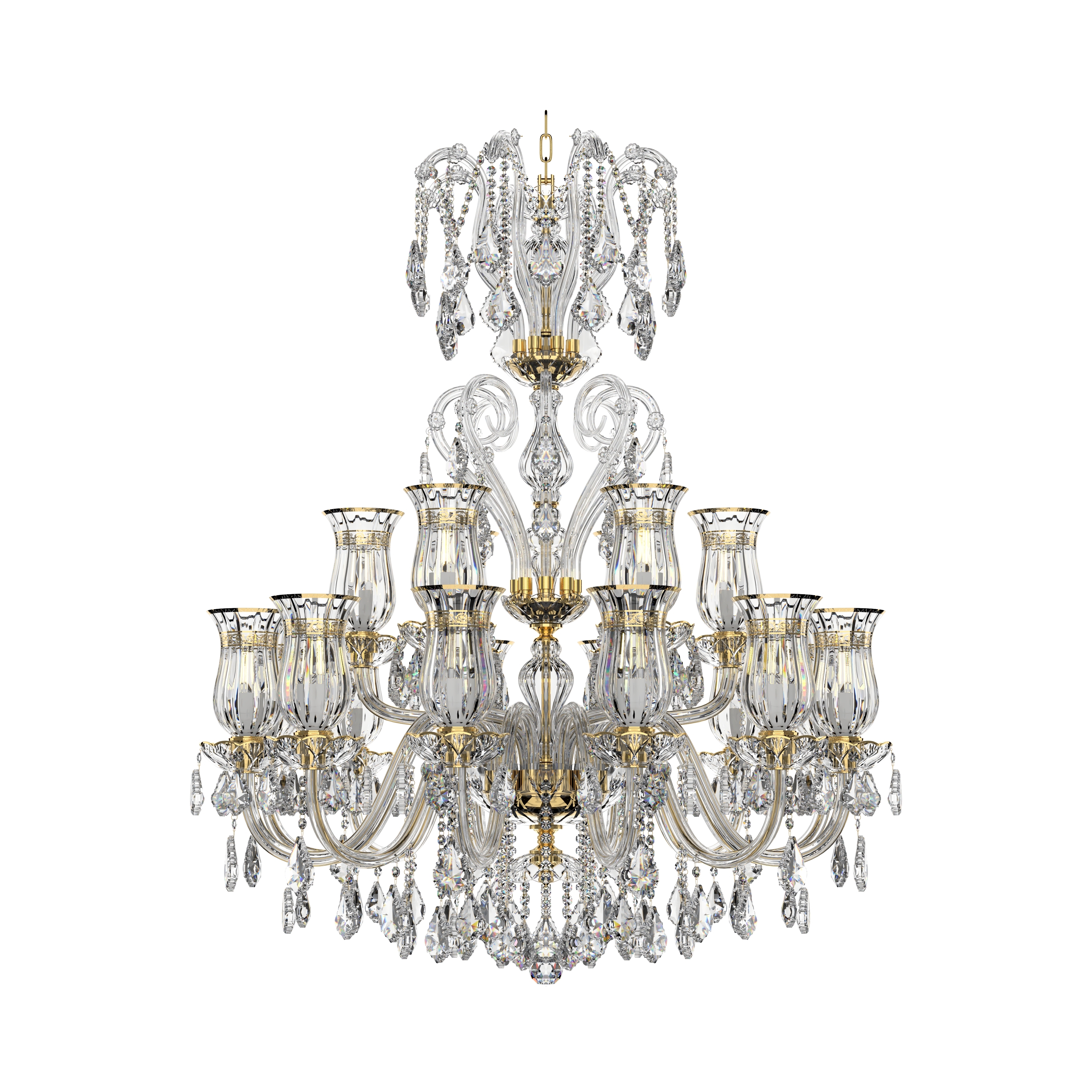  L 131/48/03-2/DB T4 zl amber pb  Diameter: 180 cm  Height: 220 cm  Numberofbulbs: 48