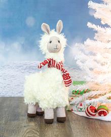 Sitting Christmas Llama