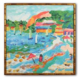 Bamboo Framed Canvas