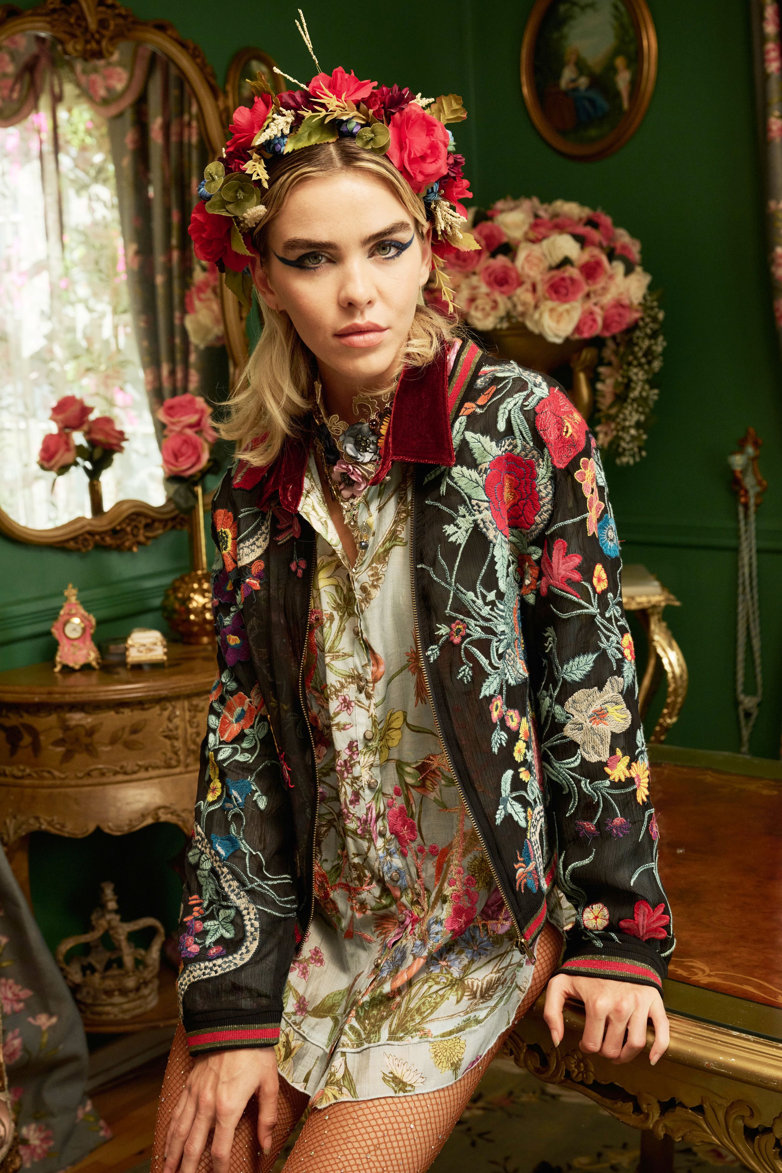 Contemporary womens collection of tops, jackets and dresses with embellishments
