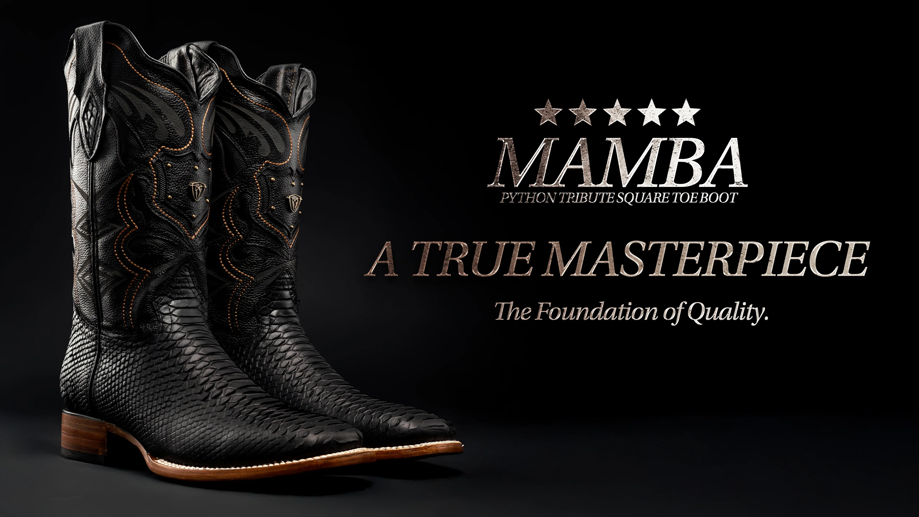  Every Mamba boot is hand-sliced, airbrushed, and meticulously crafted to ensure quality and individuality.