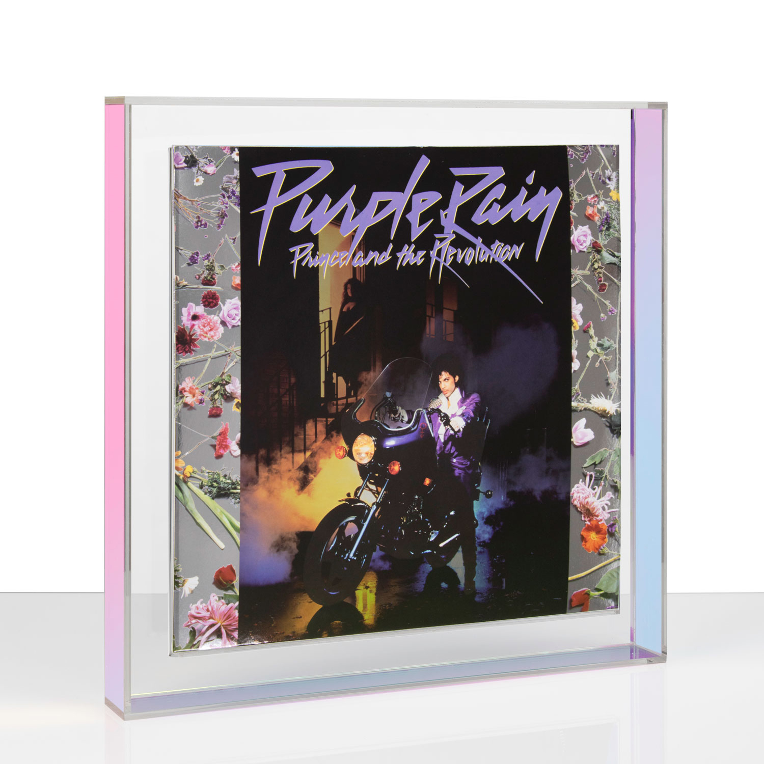 Wexel Art’s Display & Play Frame uses magnetic clear, frost, or rainbow acrylic to stylishly float and showcase your favorite record albums.