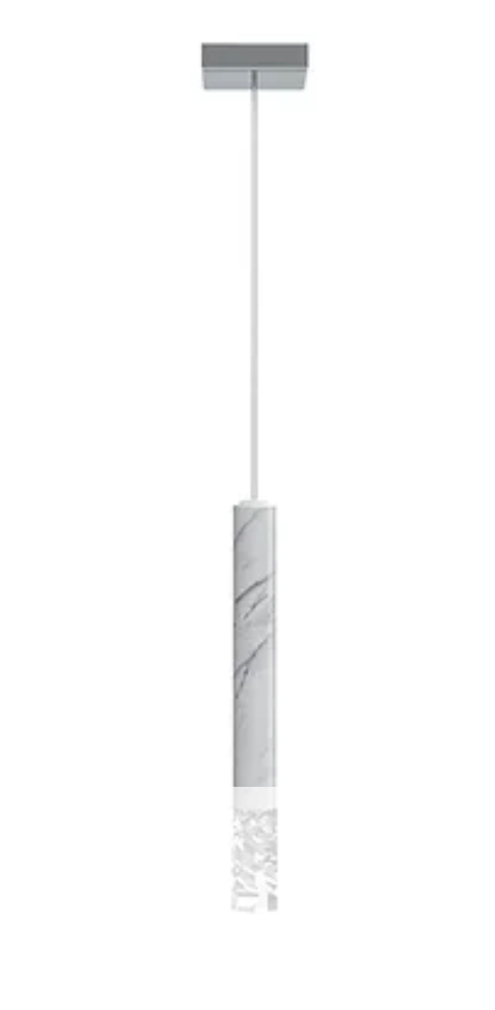 Color: white carrara marble/crystal Length: 93 mm (3,66 in) Width: 93 mm (3,66 in) Height: 360 mm (14,17 in) Weight: 1,4 kg Light source: 1 x LED Chip