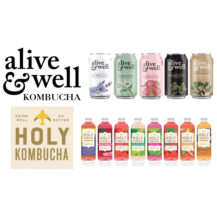 Holy Kombucha / Alive & Well Kombucha logo