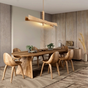 Introducing the Solara Integrated LED Brass Chandelier, a stunning fusion of modern elegance and cutting-edge design. 